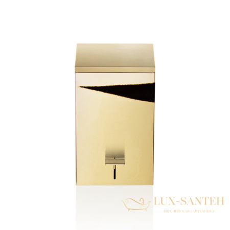 мусорное ведро с педалью и крышкой softclose decor walther te 70 sc, 0614520, золото