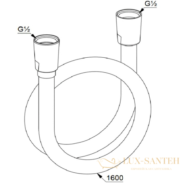 душевой шланг kludi  suparaflex 160 см, 61072n0-00, золото брашированное