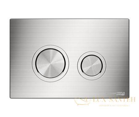 инсталляция для унитаза wasserkraft abens 20 20tlt.010.me.wh.bn01 с панелью смыва, никель