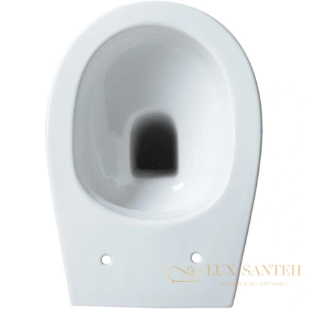 приставной безободковый унитаз allen brau fantasy 4.11007.20, белый