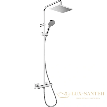 душевая система hansgrohe vernis shape showerpipe 230 26319000 с термостатом, хром