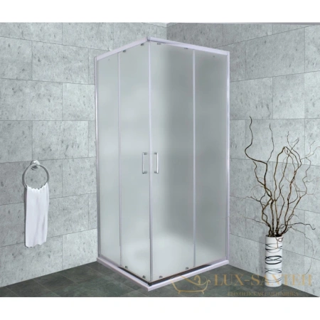душевой уголок timo altti altti-618 f без поддона 80x80 см, стекло матовое