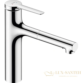 смеситель для кухни hansgrohe zesis m33 74801000 с вытяжным душем