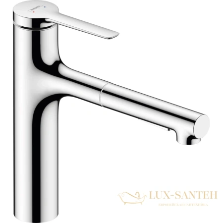 смеситель для кухни hansgrohe zesis m33 74801000 с вытяжным душем