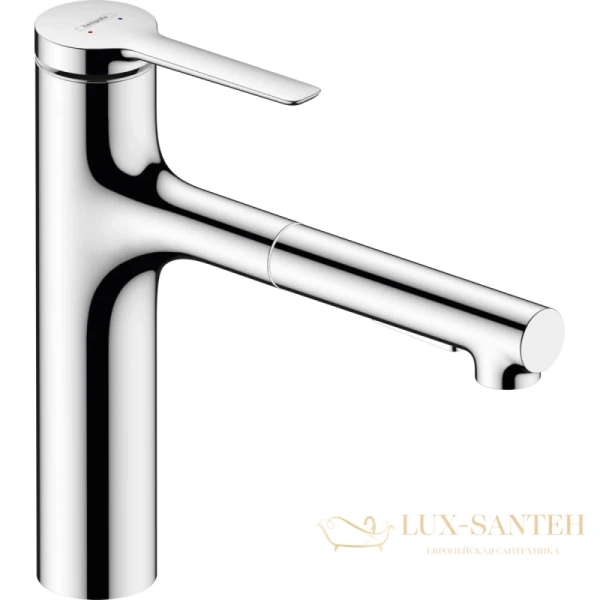 смеситель для кухни hansgrohe zesis m33 74801000 с вытяжным душем