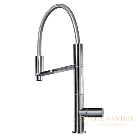 cмеситель для кухни nomos fima carlo frattini kitchen, f7097cr, поворотный излив, хром