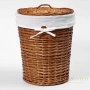плетеная корзина wasserkraft leine wb-350-l для белья, светло-коричневый