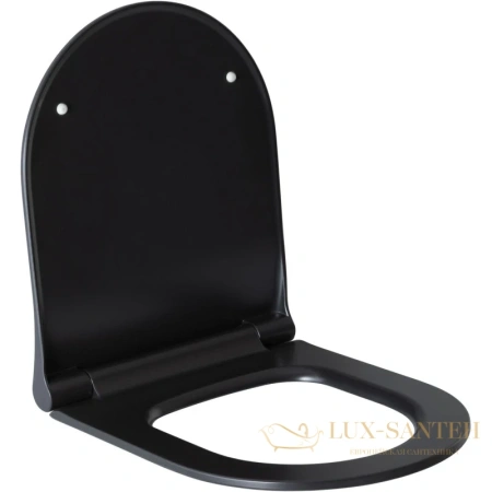 сиденье для унитаза allen brau priority 4.31004.31 с микролифтом, черный матовый