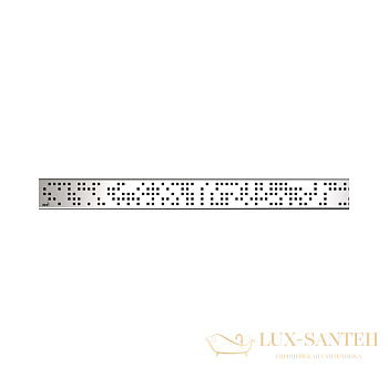 alcaplast решетка для водоотводящего желоба apz13 дизайн code, нерж. сталь, матовая code-950m, 950 мм