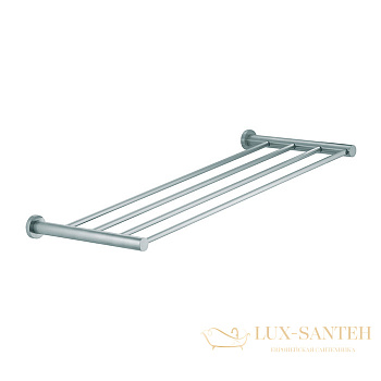 полка для полотенец 60 см fima carlo frattini rotola, f6002/3cr, хром
