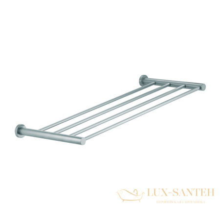 полка для полотенец 60 см fima carlo frattini rotola, f6002/3cr, хром