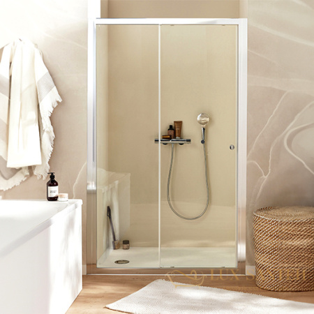 душевая дверь jacob delafon serenity e14c110-ga 110 см, профиль хром глянцевый, стекло прозрачное