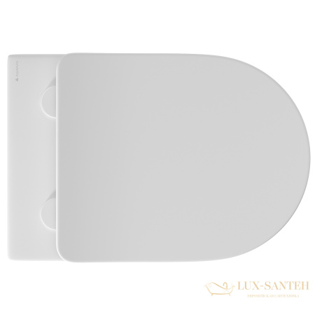 унитаз подвесной aqueduto ovo, ovo0120, 525*360 безободковый, сиденье c микролифтом, белый матовый