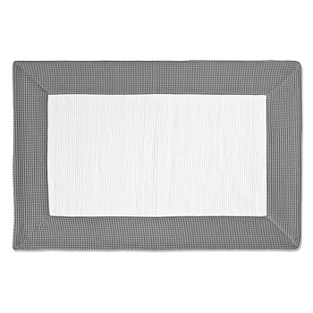 коврик decor walther rug bm60100 0960794 для ванной 60x100 см, серый/белый