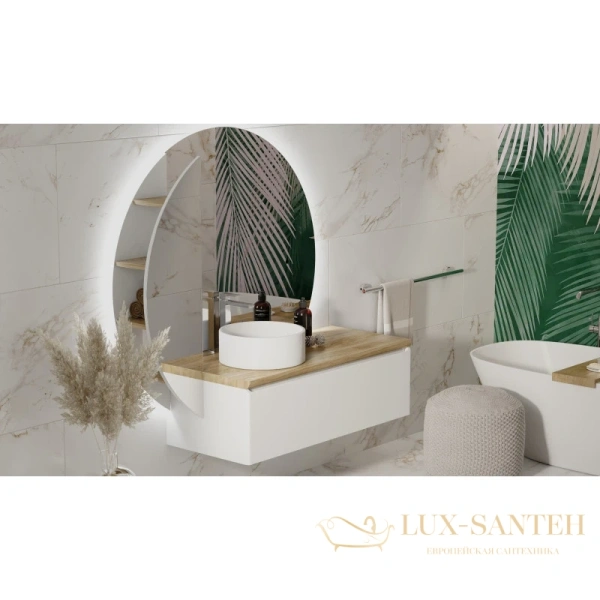 тумба jorno solis sol.01.120/p/w 120,2 см, белый матовый 