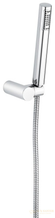 ручной душ emmevi 140/cr: лейка шланг, крепеж, хром