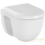 Подвесной безободковый унитаз VitrA S40 7759B003-0075, белый