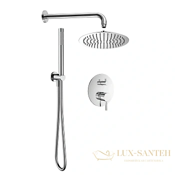 душевая система встраиваемая для душа aquame aqm8404cr, хром