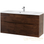 тумба под раковину belbagno marino-h60 marino-h60-1100-2c-so-rw-p 110 см подвесная, rovere moro