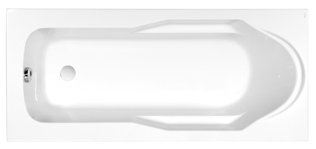 ванна прямоугольная cersanit santana 160x70, 63324, цвет белый