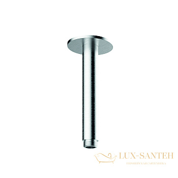 держатель верхнего душа потолочный, 100 мм, almar 316 collection, e021098.316, нержавеющая сталь брашированная