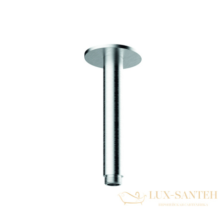 держатель верхнего душа потолочный, 100 мм, almar 316 collection, e021098.316, нержавеющая сталь брашированная