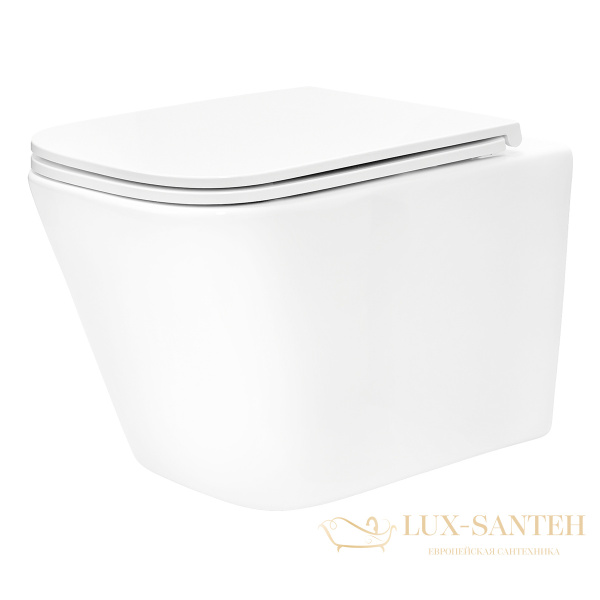 комплект tece tecespring v k955204wcs с подвесным унитазом и панелью смыва tecespring v, черный матовый