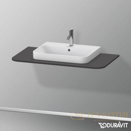 столешница для тумбы duravit happy d.2 plus hp031e08080 1000×550 мм, графит