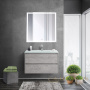 тумба под раковину belbagno kraft kraft-800-2c-so-cg 80 см подвесная, cemento grigio