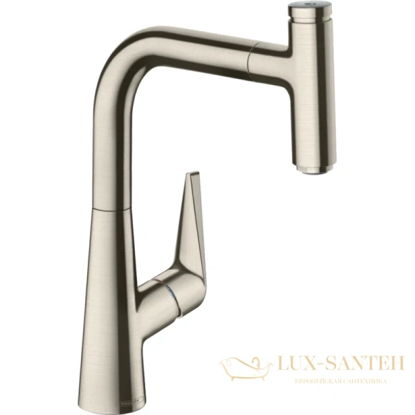 смеситель для кухни hansgrohe talis select m51 72822800 сталь