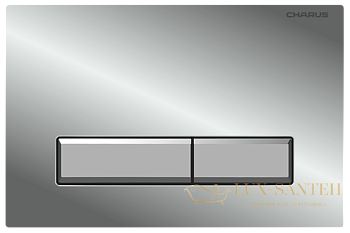 панель смыва charus tm, raiden, fp.321.21.01, хром глянцевый