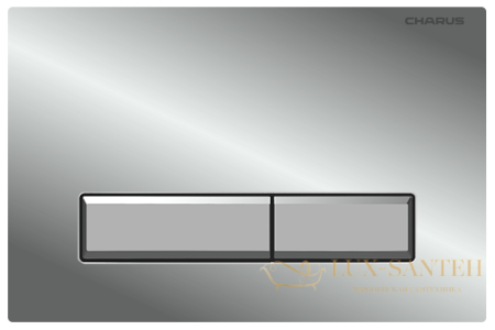 панель смыва charus tm, raiden, fp.321.21.01, хром глянцевый