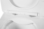 подвесной унитаз belbagno marmi bb052chr/bb052sc с сиденьем микролифт, белый