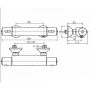 термостат ideal standard ceratherm 50 a6367aa для душа, хром