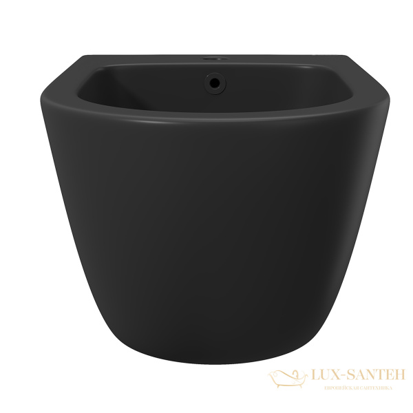 биде подвесное aqueduto ovo, ovo0340, 525*365, черный матовый