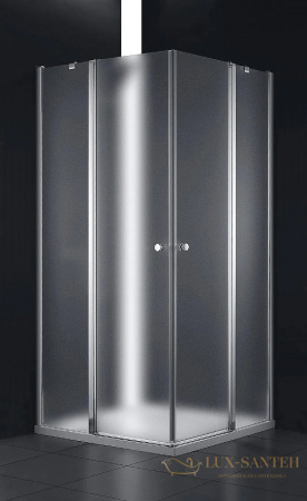 душевой уголок cezares elena elena-w-ah-2-120/90-p-cr-r 120x90 r профиль хром, стекло рифленое