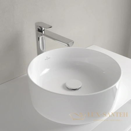 раковина villeroy & boch collaro 4a1840r1 40х40 см, альпийский белый