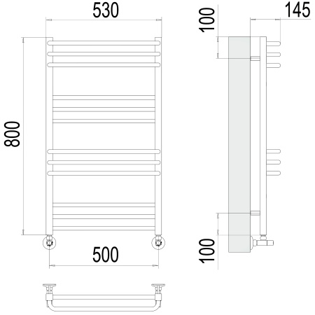 полотенцесушитель водяной terminus соренто 4670078530837 п12 500x800