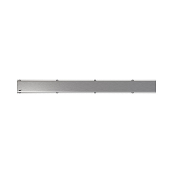 alcaplast решетка для водоотводящего желоба apz13 дизайн space, нерж. сталь, глянцевая space-750l, 750 мм