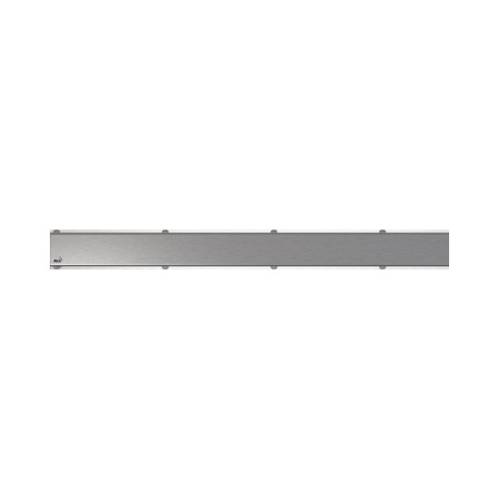 alcaplast решетка для водоотводящего желоба apz13 дизайн space, нерж. сталь, глянцевая space-850l, 850 мм