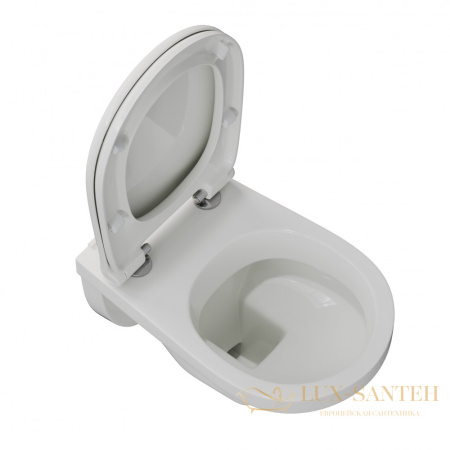 унитаз подвесной berges gamma 081105 с сиденьем микролифт, белый