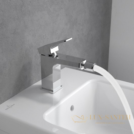 смеситель villeroy & boch architectura square tvb12500100061 для биде, хром