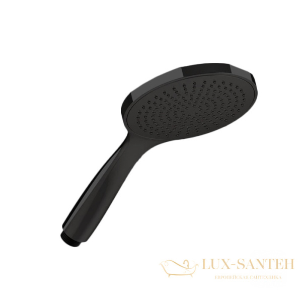 ручной душ velvet, 130 мм,  almar hand showers e082116.mb, черный матовый