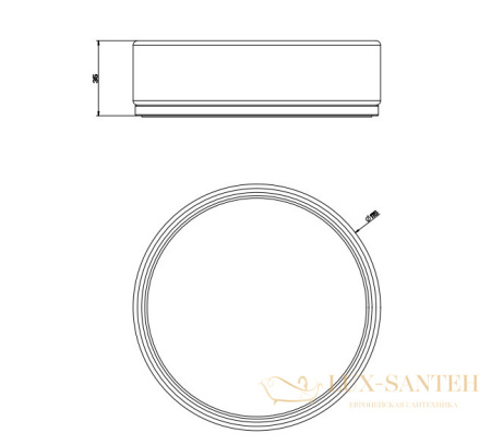 мыльница gessi inciso 58526.246 настольная, gold pvd/черный