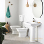 биде artceram civitas cib002 01 00 напольное, белый