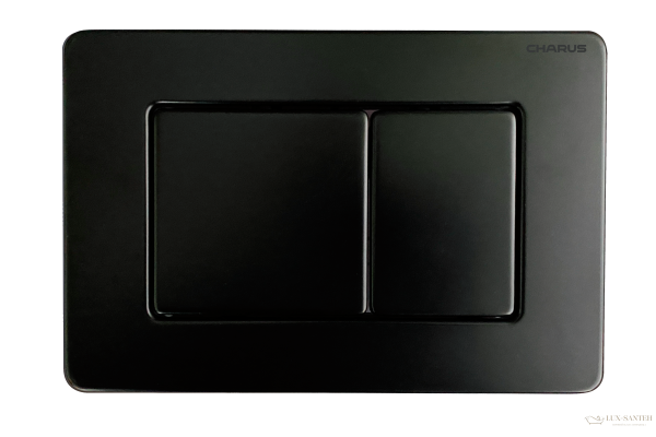 панель смыва charus tm, robusto, fp.310.mb.05, черный матовый