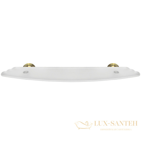 стеклянная полка colombo design hermitage b3316.hps, золото
