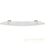 стеклянная полка colombo design hermitage b3316.hps, золото
