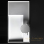 раковина laufen kartell by 8.1033.9.400.111.1 универсальная 90 см, белый глянцевый