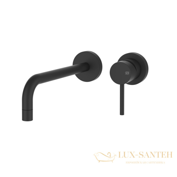 смеситель для раковины встраиваемый без донного клапана gessi emporio via tortona 44825.299, black xl